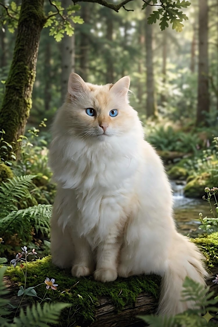 Milo+Blanco, Sibirische Katzen, Siberian Cats