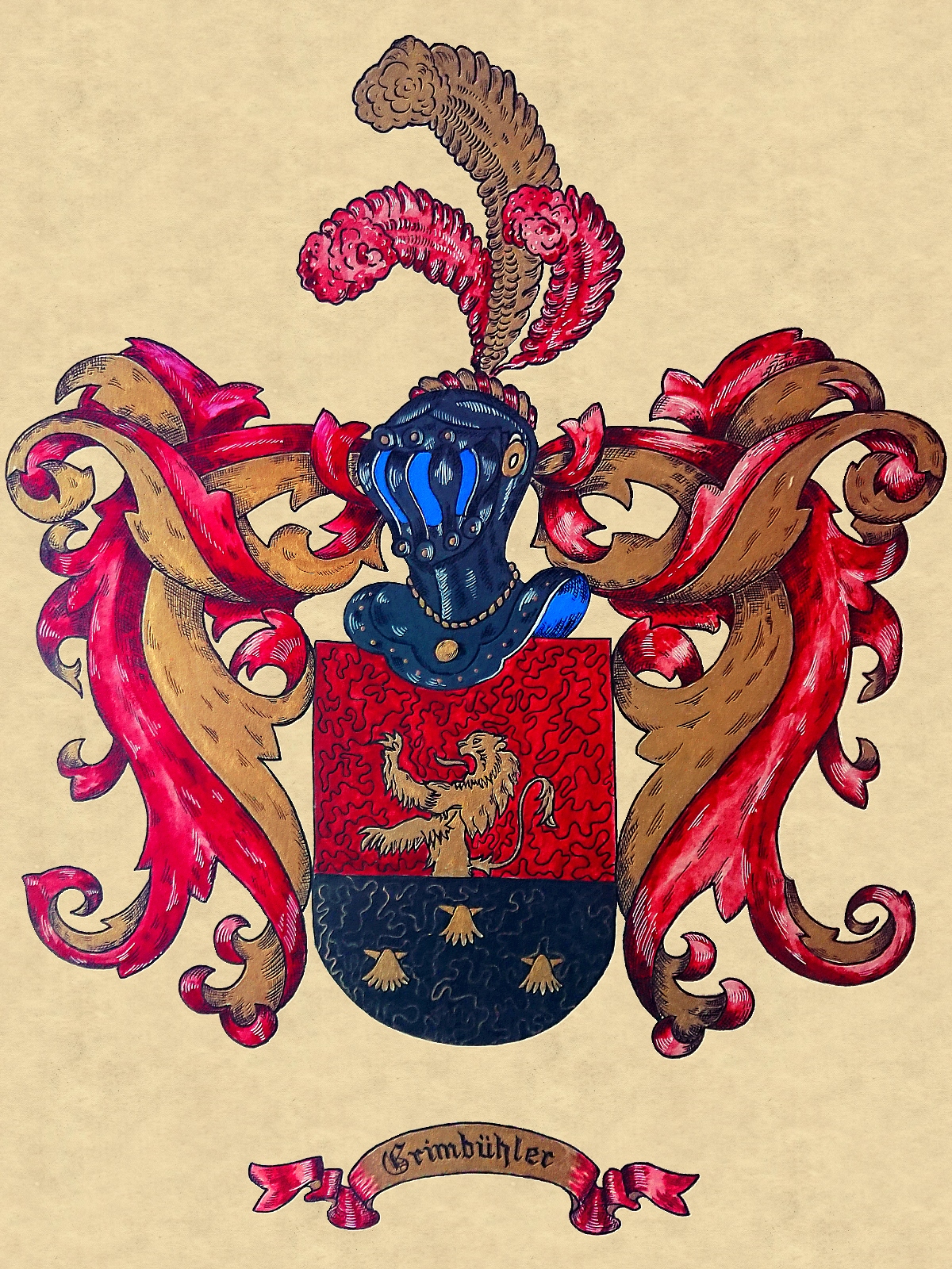 Familienwappen der Familie Grimbühler