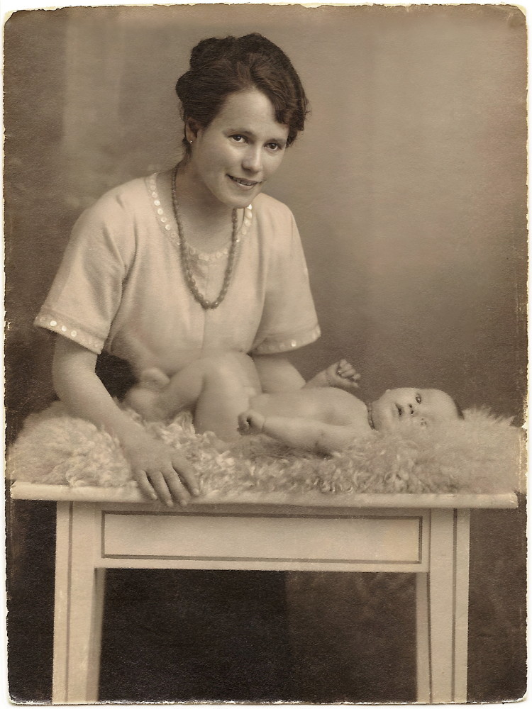 Marie Rosa Grimbühler-Weibel, Max Grimbühler-Lanz (1921), Vintage Photo 1921