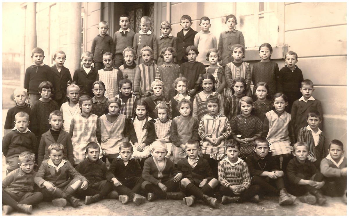 Klassenfoto (≈1930), Vintage School Photo 1930