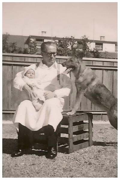 Max Grimbühler-Weibel, Othmar Grimbühler-Furrer (1945), Vintage Photo 1945