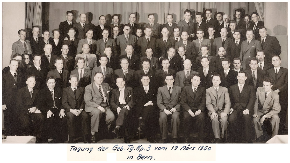Tagung der Gebirgs-Telegraphen Kompanie 3 (1950)