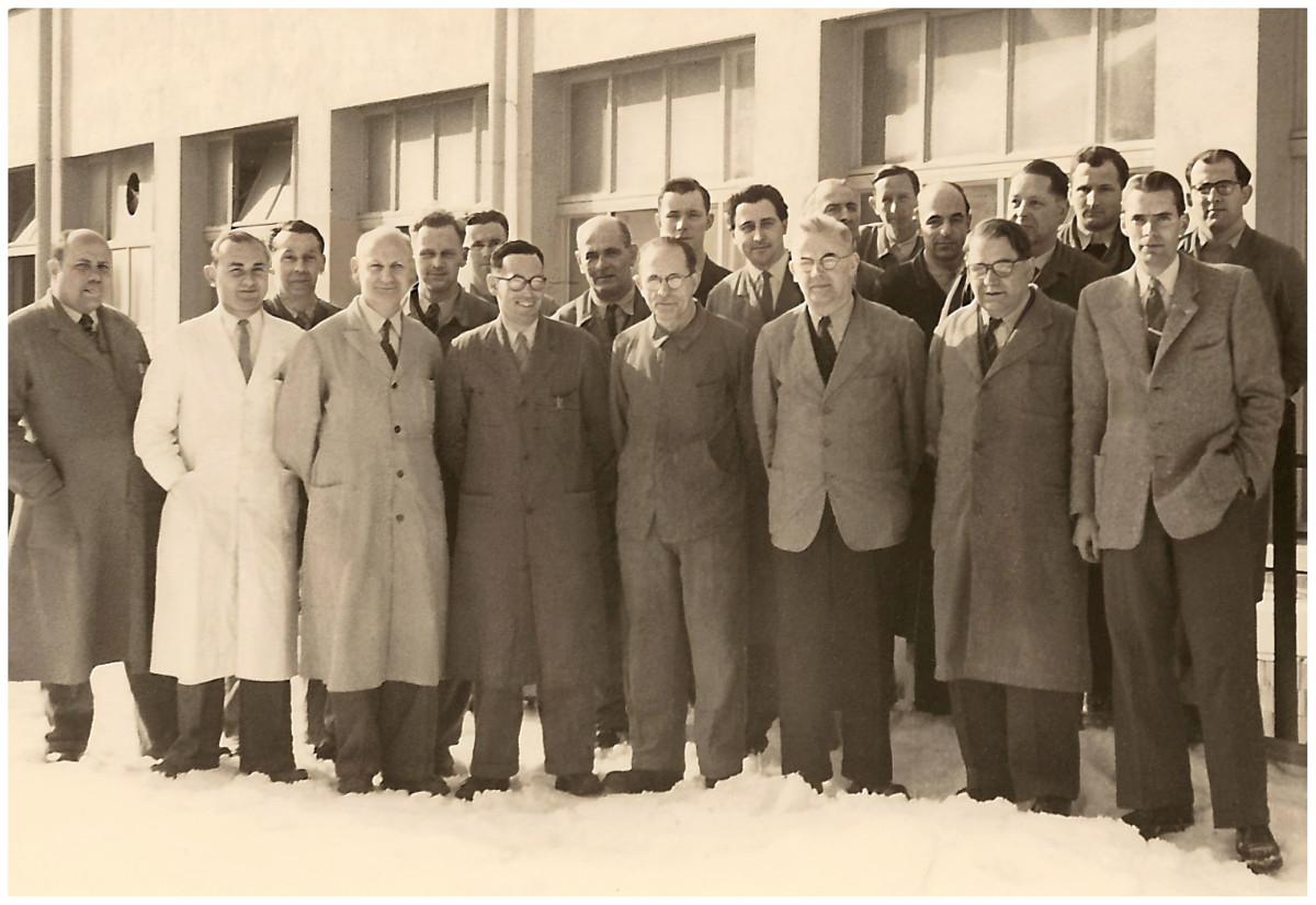Fabrikarbeiter ≈1950, Factory Workers ≈1950